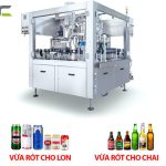 Máy chiết rót bia tươi