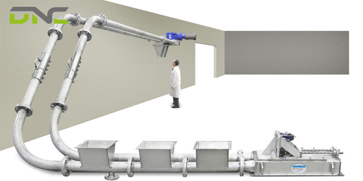 How do tubular drag conveyors improve efficiency in bulk material handling?